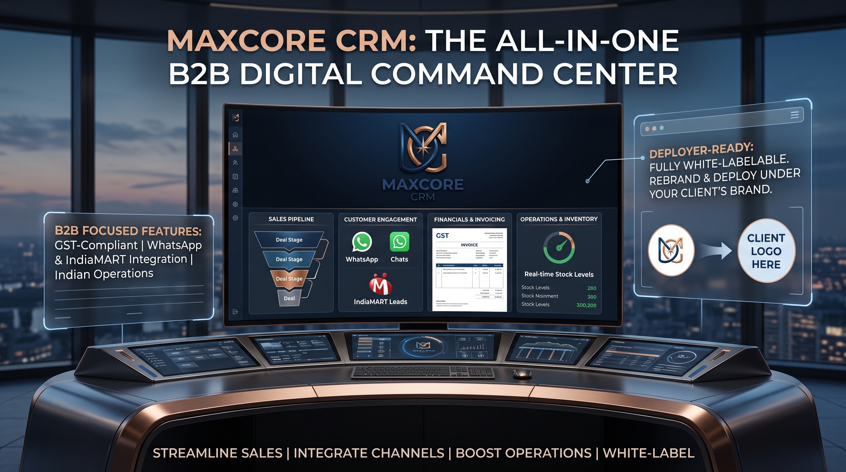 MaxCore CRM preview
